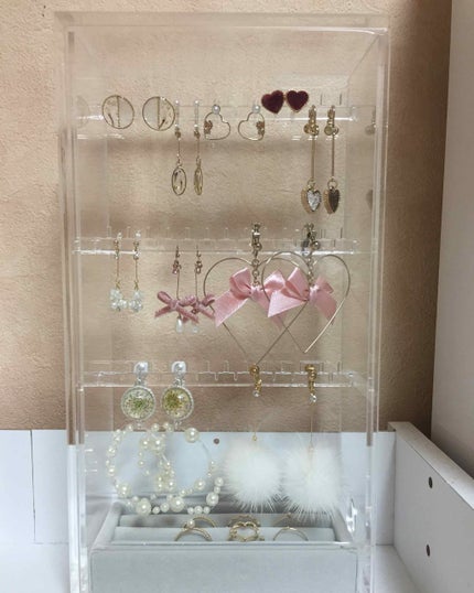 アクリルネックレス・ピアススタンド/無印良品/その他を使ったクチコミ(1枚目)