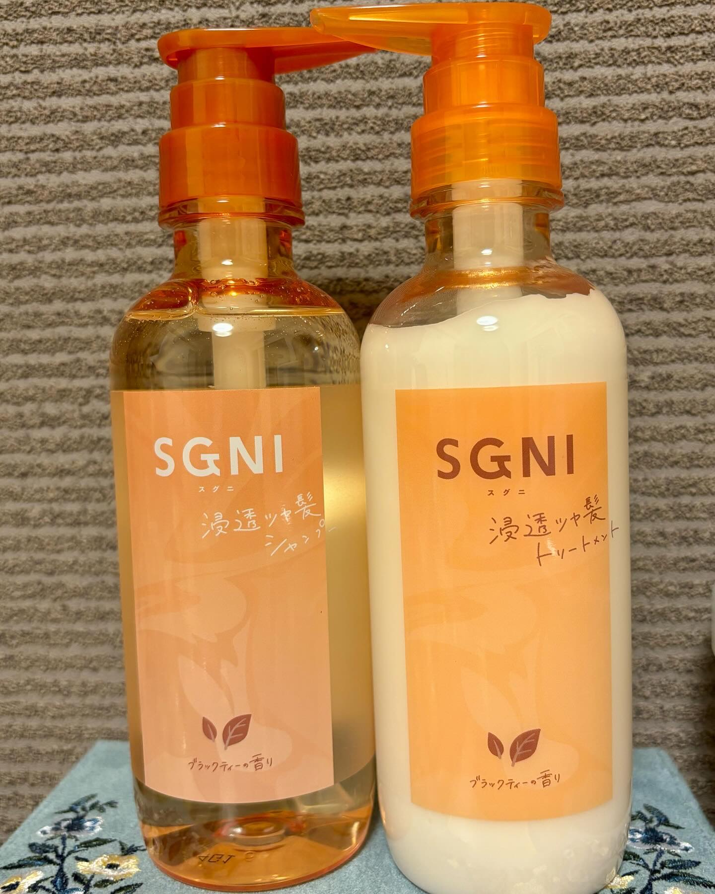 スグニ 浸透ツヤ髪 シャンプー/トリートメント/SGNI/市販シャンプーを使ったクチコミ（1枚目）