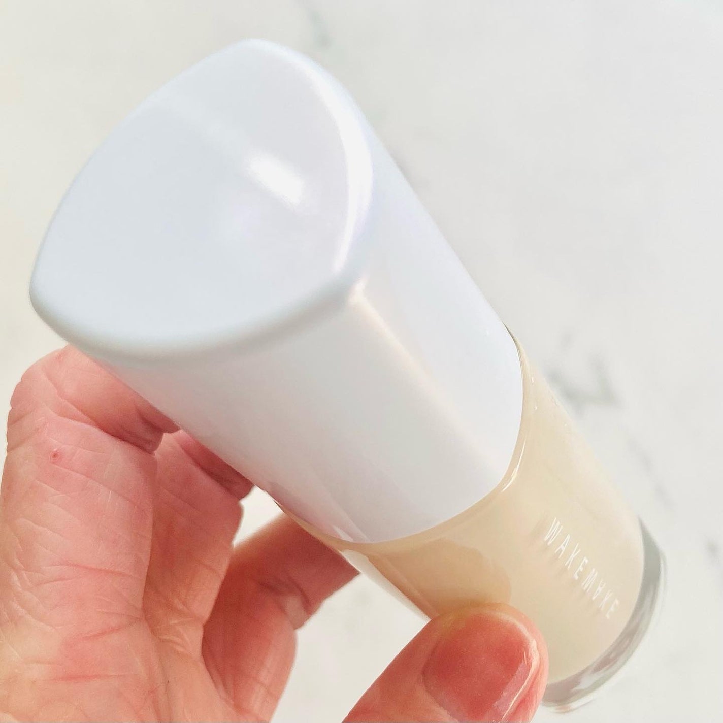 ウォーターグロウコーティングファンデーション/wakemake/リキッドファンデーションを使ったクチコミ(7枚目)