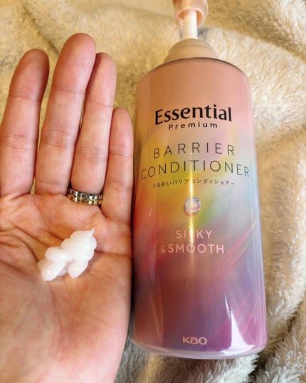 エッセンシャルプレミアム バリアシャンプー・コンディショナー シルキー&スムース/エッセンシャル/市販シャンプーを使ったクチコミ(5枚目)