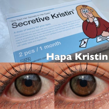 Secretive Kristen/Hapa kristin/カラーコンタクトレンズを使ったクチコミ（1枚目）