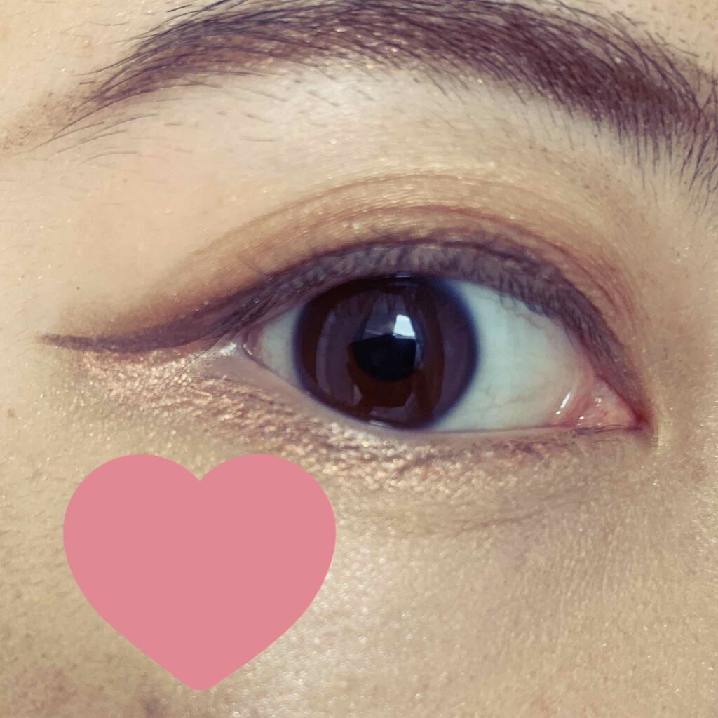 ジェルアイライナー/CEZANNE/ジェルアイライナーを使ったクチコミ(2枚目)