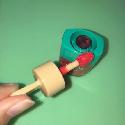 ディアダーリン ウォータージェルティント (アイスティント)/ETUDE/口紅を使ったクチコミ(4枚目)