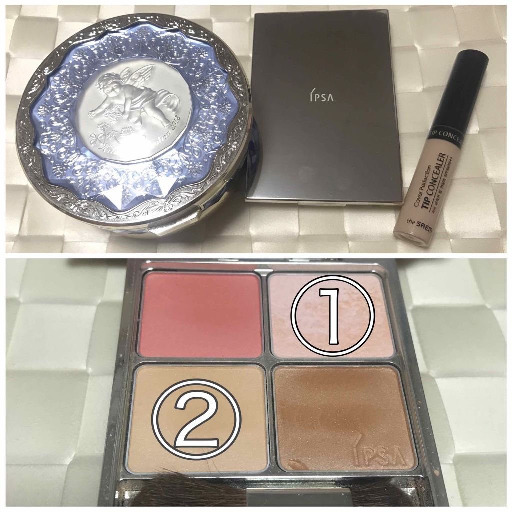 デザイニング フェイスカラーパレット/IPSA/プレストパウダーを使ったクチコミ（2枚目）