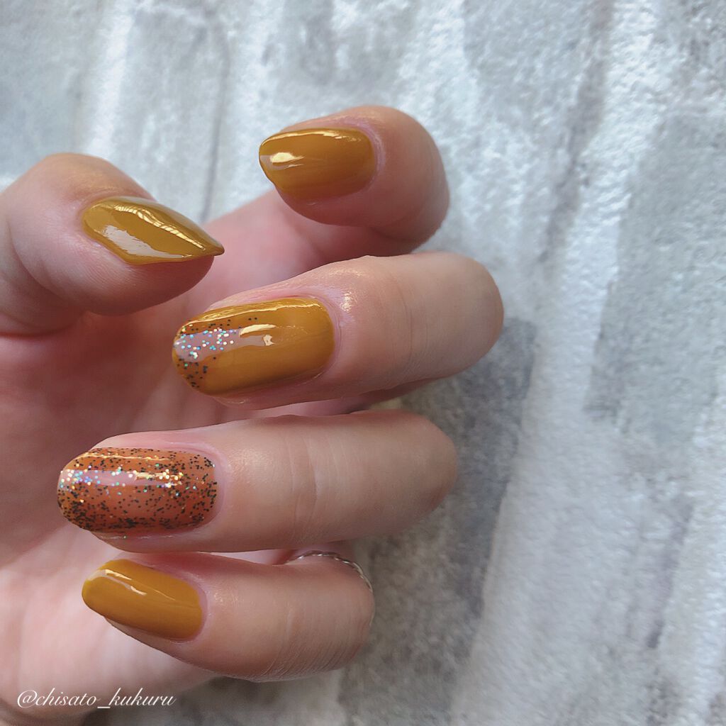 Coeur de Fleur Nail Color KINMOKUSEI KAZENOSUGATA 【きんもくせいかぜのすがた】/Causette.Joli/マニキュアを使ったクチコミ（2枚目）