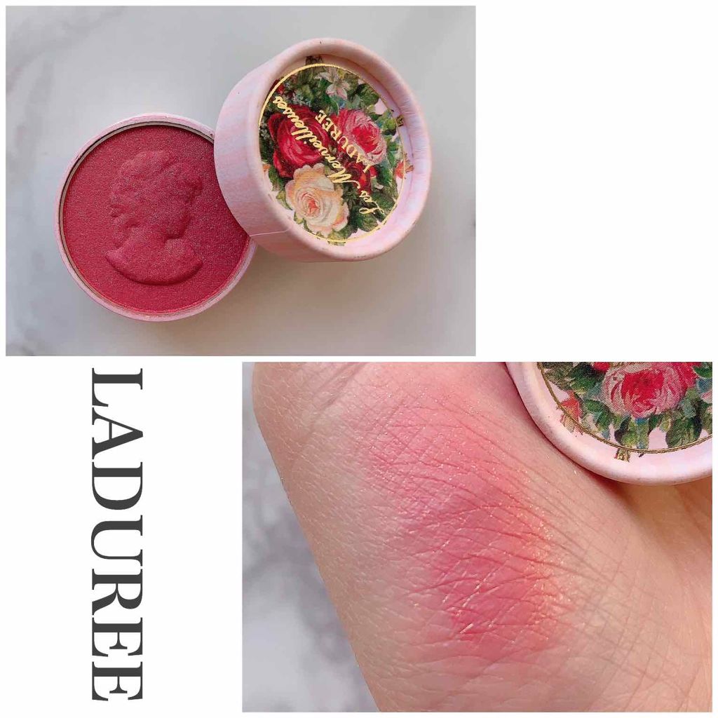 ミニ プレスト チークカラー/レ・メルヴェイユーズ ラデュレ/パウダーチークを使ったクチコミ(1枚目)