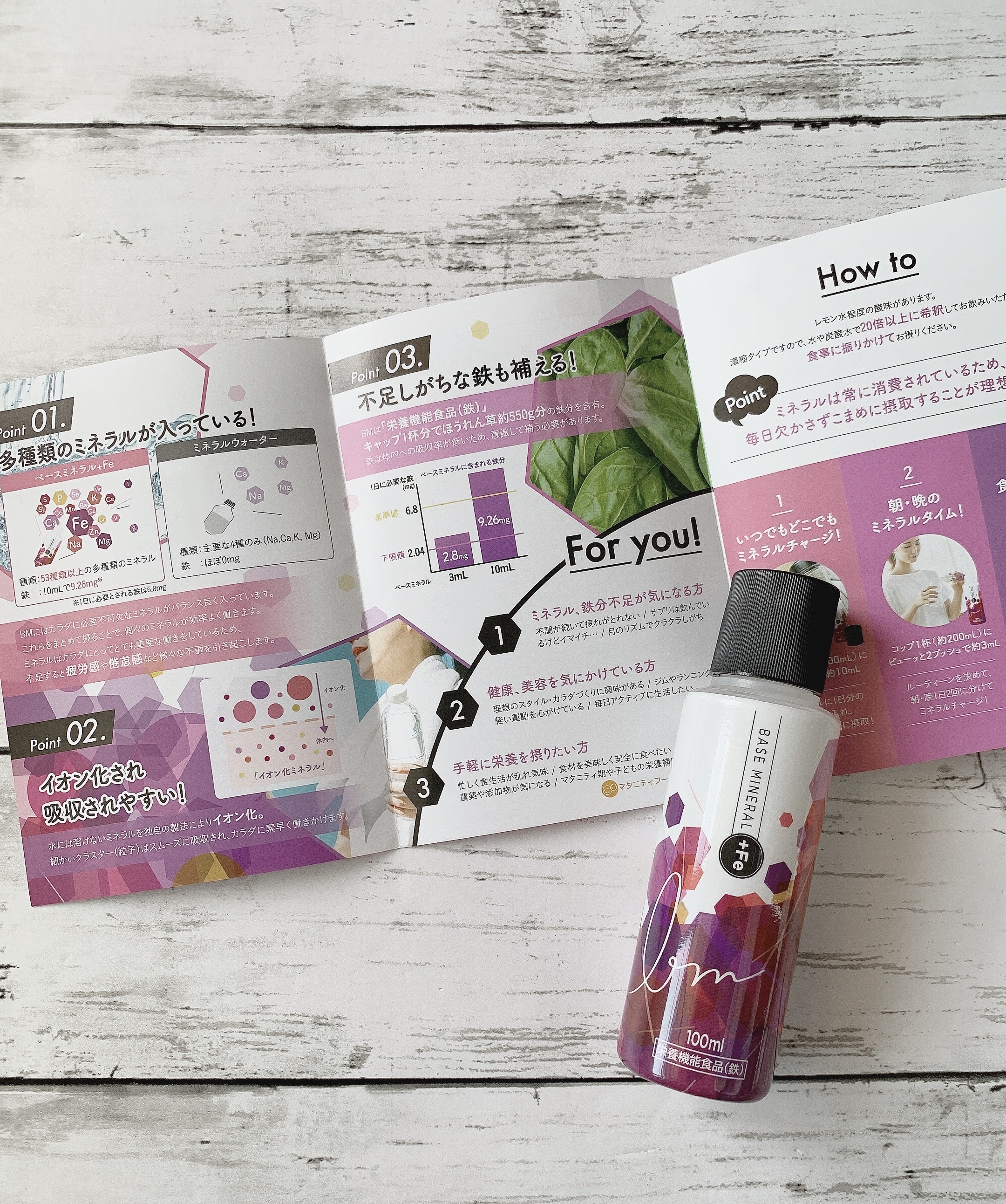 ベースミネラル+Fe/ベースミネラル+Fe/健康サプリメントを使ったクチコミ（2枚目）