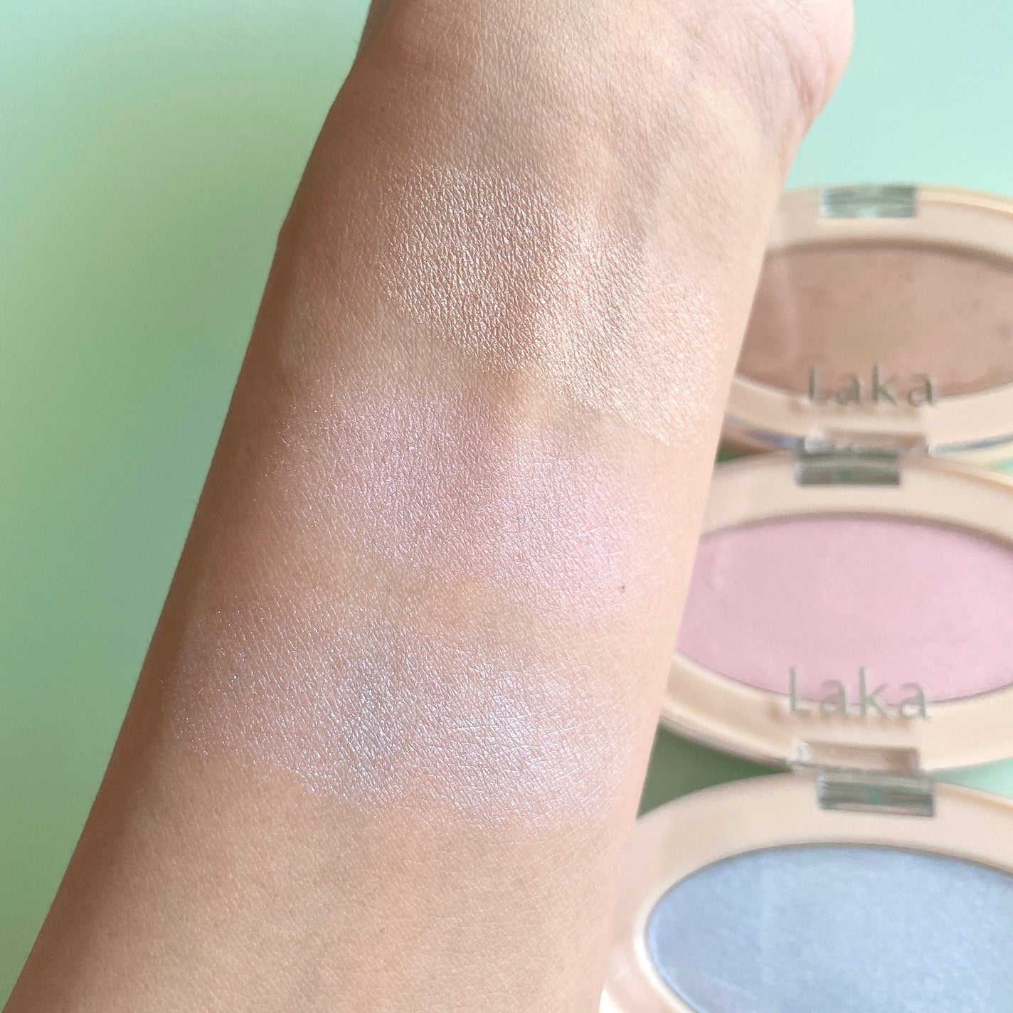 ドリームビームハイライター/Laka/パウダーハイライトを使ったクチコミ(3枚目)