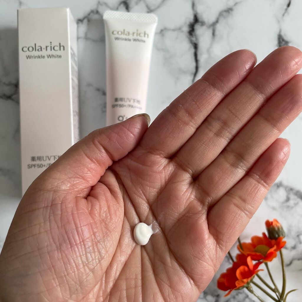 リンクルホワイトトーンアップUVベース/コラリッチ/化粧下地を使ったクチコミ（2枚目）