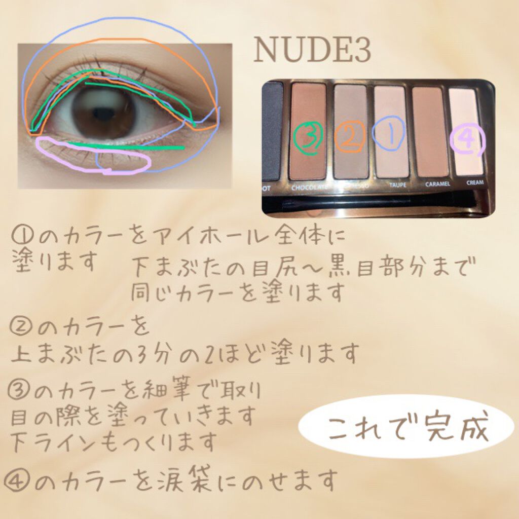 NUDE3/BYS/アイシャドウパレットを使ったクチコミ(2枚目)
