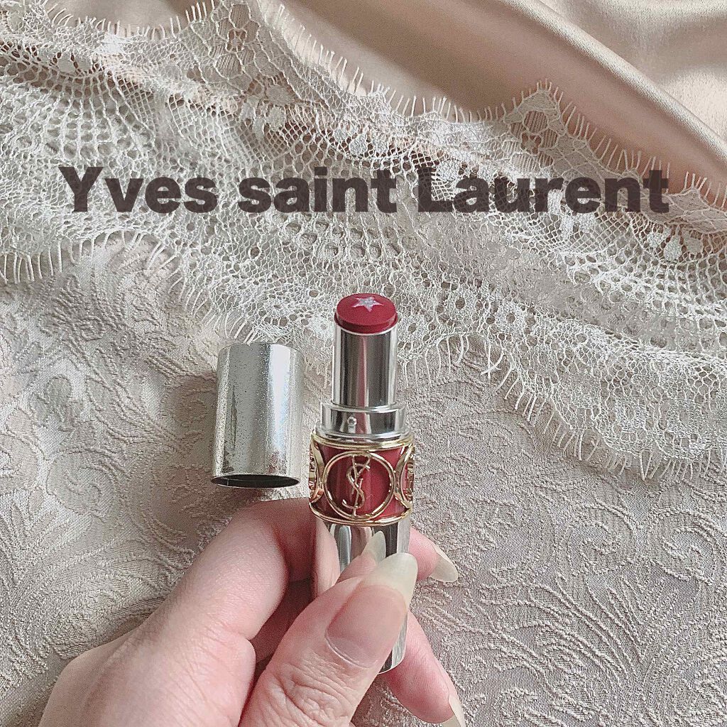 ルージュ ヴォリュプテ ロックシャイン/YVES SAINT LAURENT BEAUTE/口紅を使ったクチコミ（1枚目）