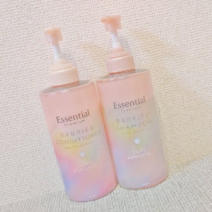 エッセンシャルプレミアム バリアシャンプー・コンディショナー シルキー&スムース/エッセンシャル/市販シャンプーを使ったクチコミ(1枚目)