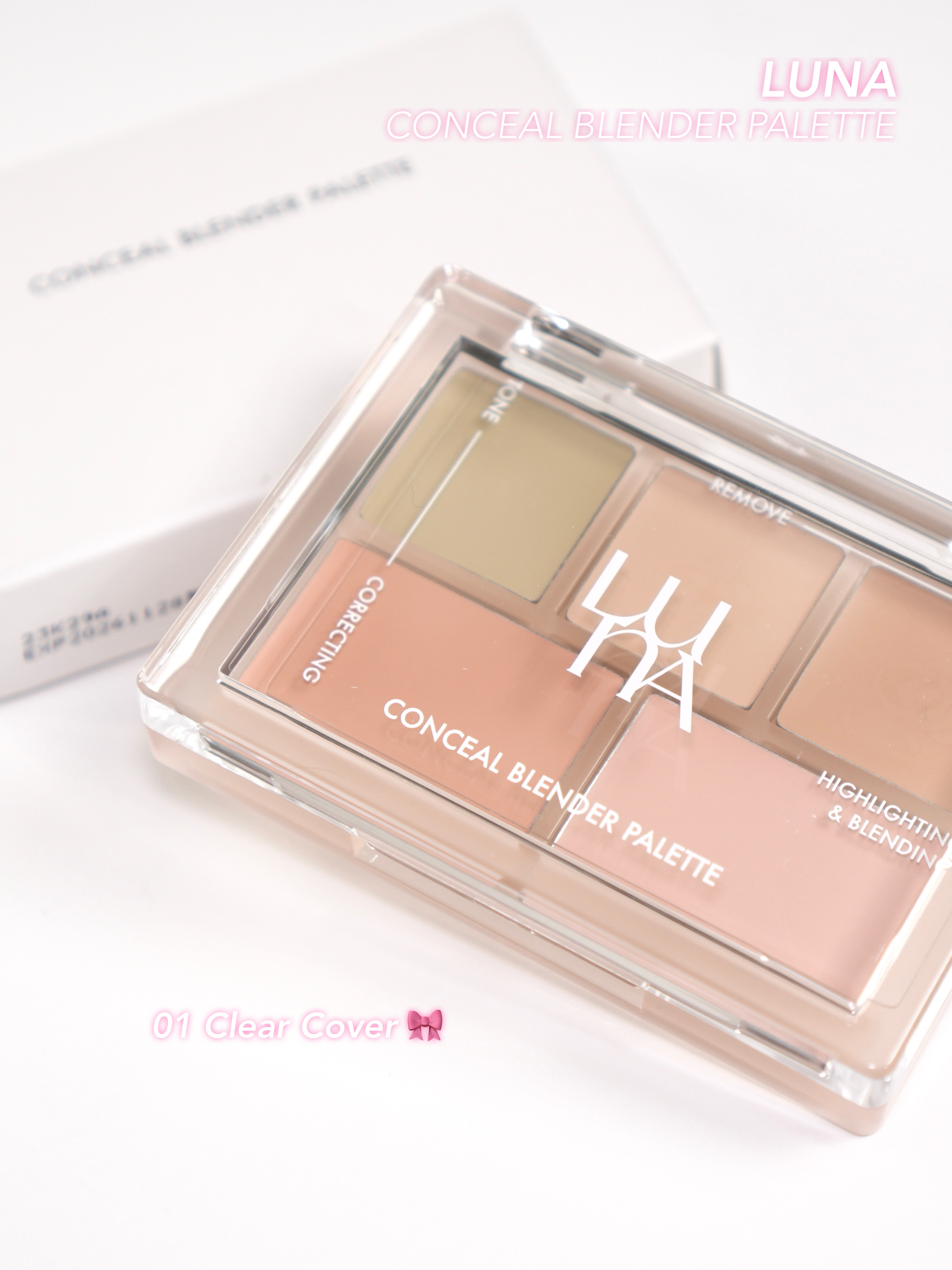 コンシールブレンダーパレット/LUNA/パレットコンシーラーを使ったクチコミ（1枚目）