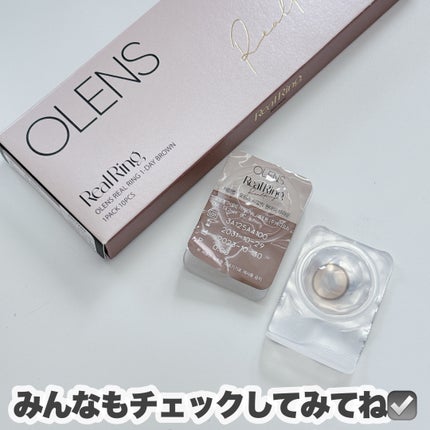 Real Ring 1day/OLENS/ワンデー(1DAY)カラコンを使ったクチコミ(6枚目)