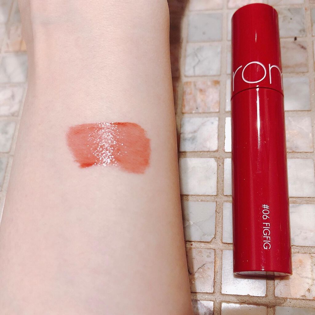 ジューシーラスティングティント/rom&nd/リップティントを使ったクチコミ(2枚目)