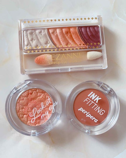 トーンアップアイシャドウ/CEZANNE/アイシャドウパレットを使ったクチコミ(3枚目)