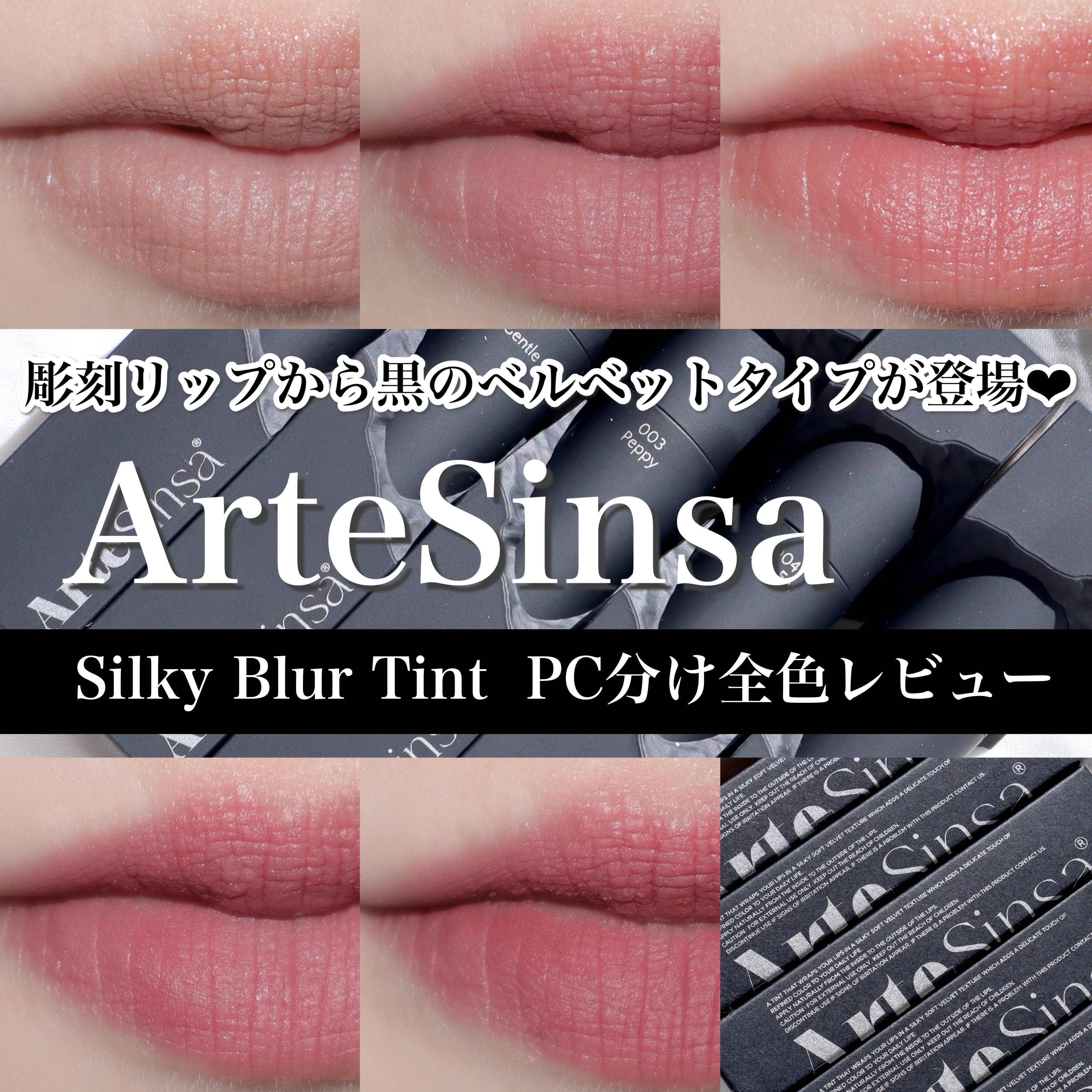 シルキーブラーティント/ArteSinsa/口紅を使ったクチコミ（1枚目）
