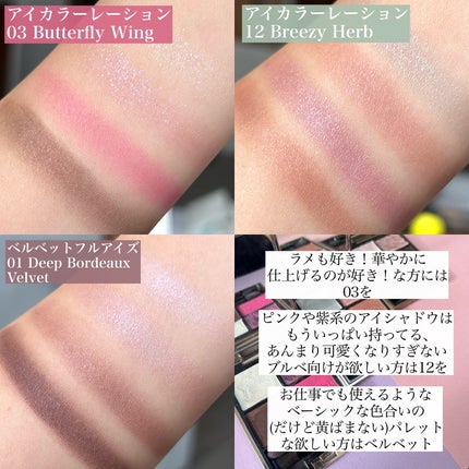 ベルベットフルアイズ/LUNASOL/アイシャドウパレットを使ったクチコミ(6枚目)