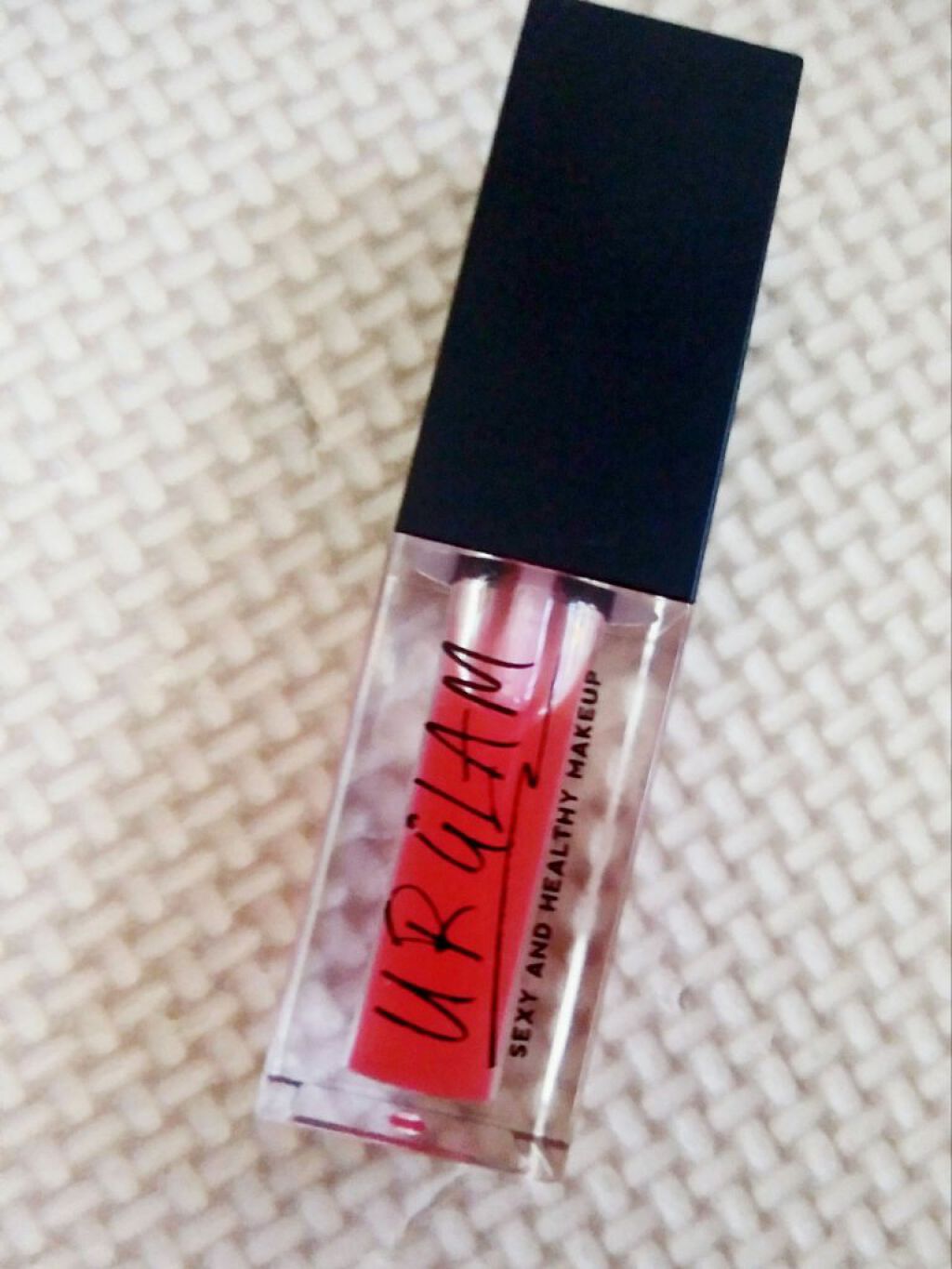 UR GLAM　LIP OIL クリアピンク/U R GLAM/リップグロスを使ったクチコミ（2枚目）