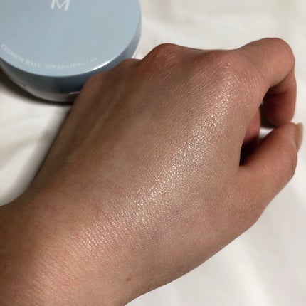 M クッションベース(ブルー)/MISSHA/化粧下地を使ったクチコミ(4枚目)