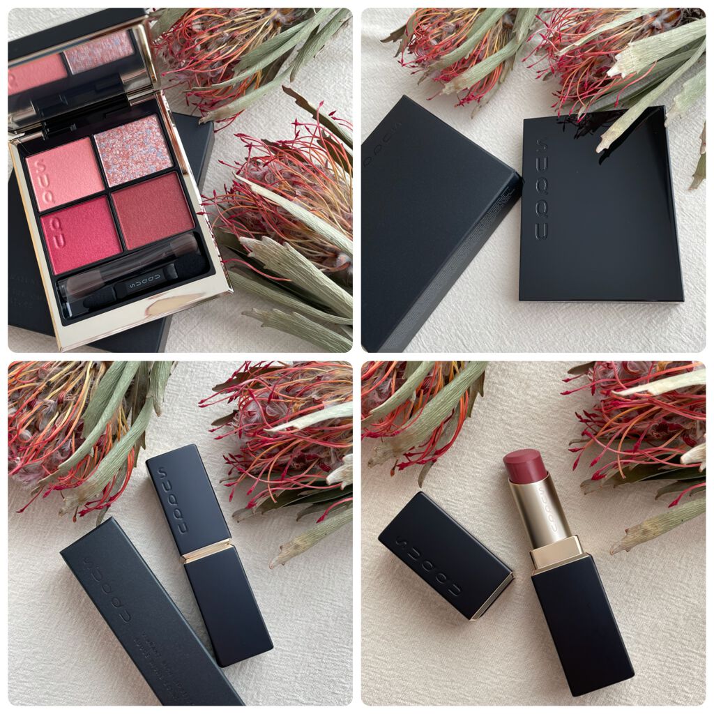 バイブラント リッチ リップスティック 112 夏芙蓉 -NATSUFUYOU/SUQQU/口紅を使ったクチコミ（2枚目）