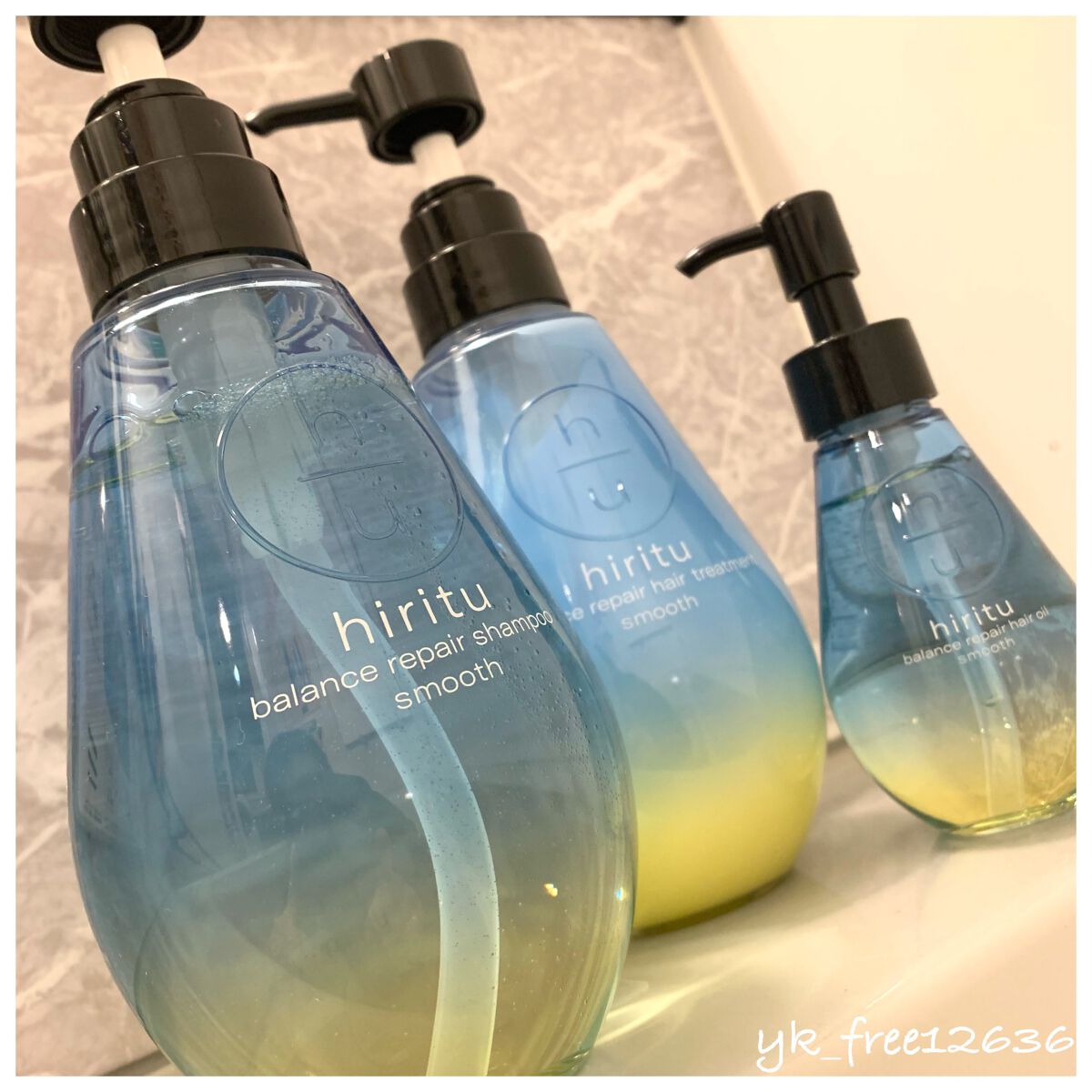 バランスリペアヘアオイル　スムース/hiritu/ヘアオイルを使ったクチコミ（1枚目）