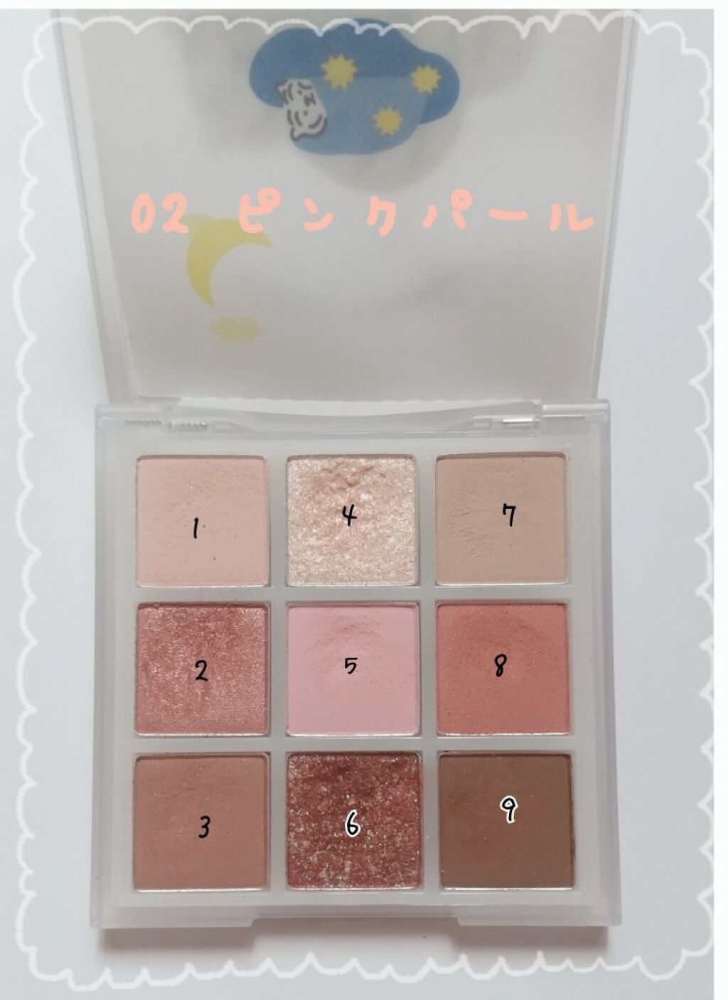 ムジークタイガープレイカラーアイズ/ETUDE/アイシャドウパレットを使ったクチコミ（3枚目）