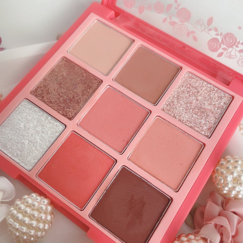 プレイカラーアイズ ローズクラッシュ/ETUDE/アイシャドウパレットを使ったクチコミ(2枚目)