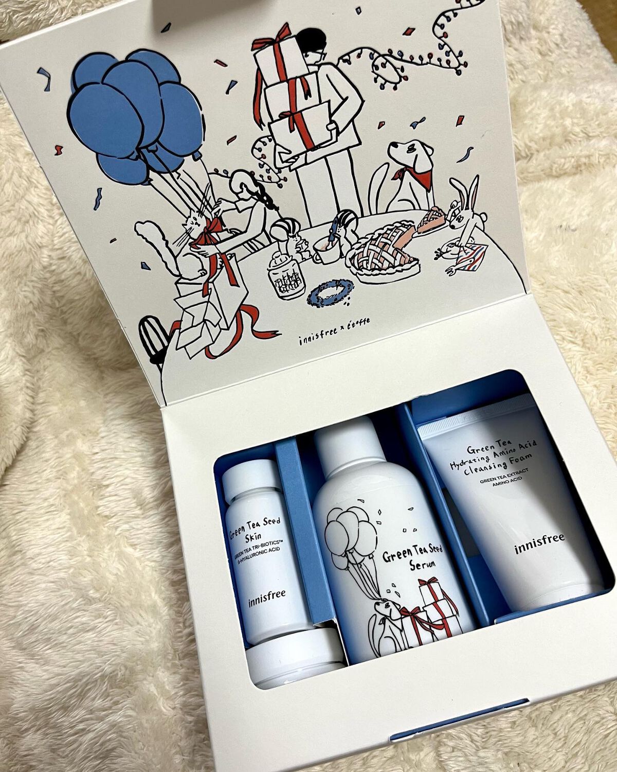 グリーンティーシード セラム N/innisfree/美容液を使ったクチコミ（3枚目）