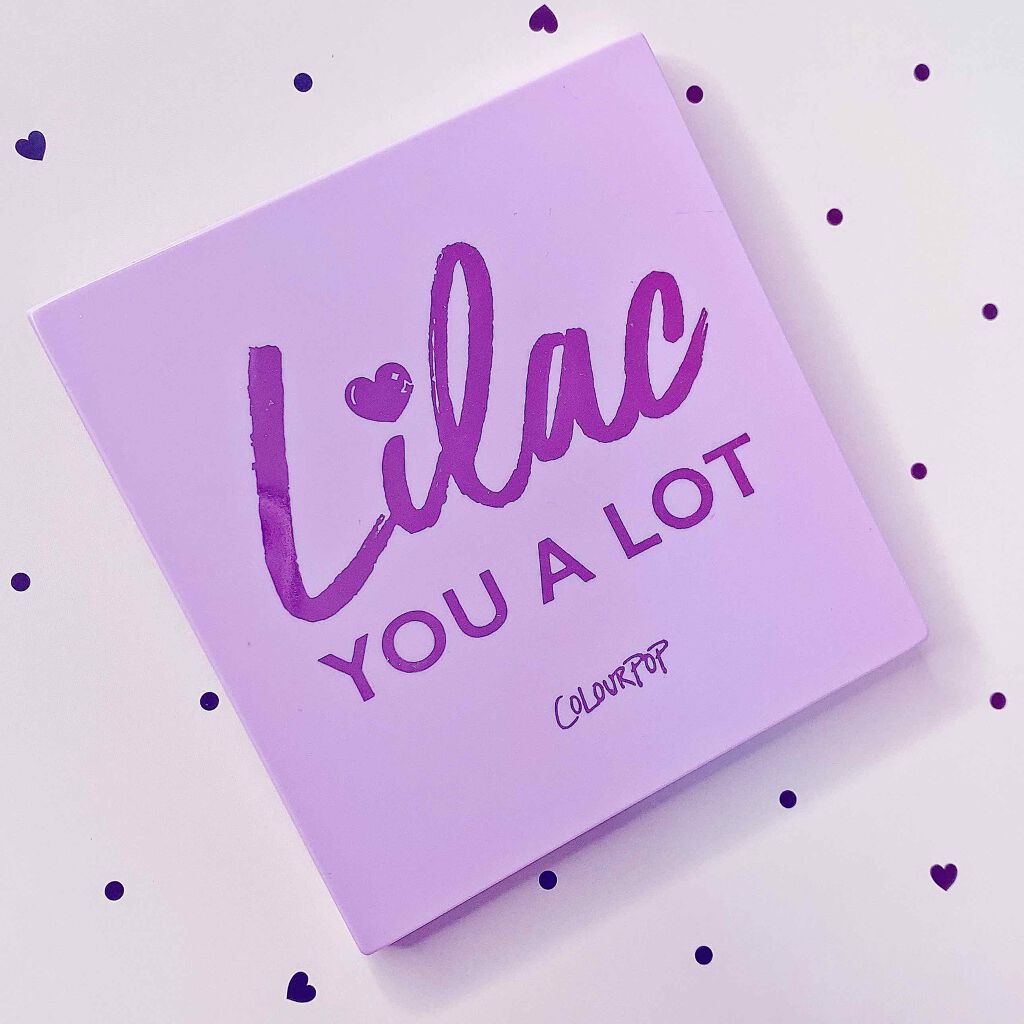 Lilac You A Lot Shadow Palette/ColourPop/アイシャドウパレットを使ったクチコミ（1枚目）