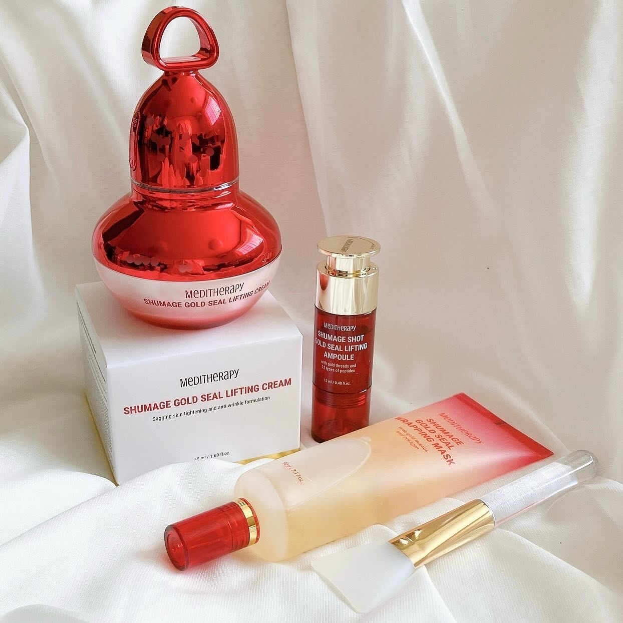 シューマジショットゴールド糸リフティングアンプル/MEDITHERAPY/美容液を使ったクチコミ（1枚目）