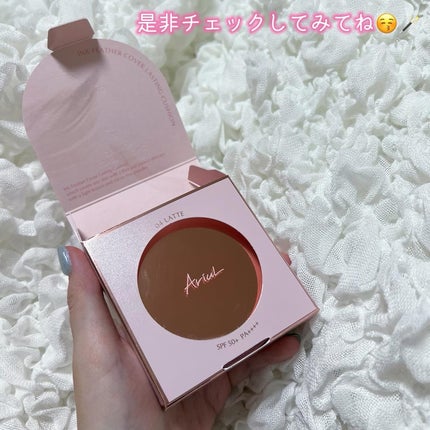 アリウル インクフェザーカバーラスティングクッション/Ariul/クッションファンデーションを使ったクチコミ(6枚目)