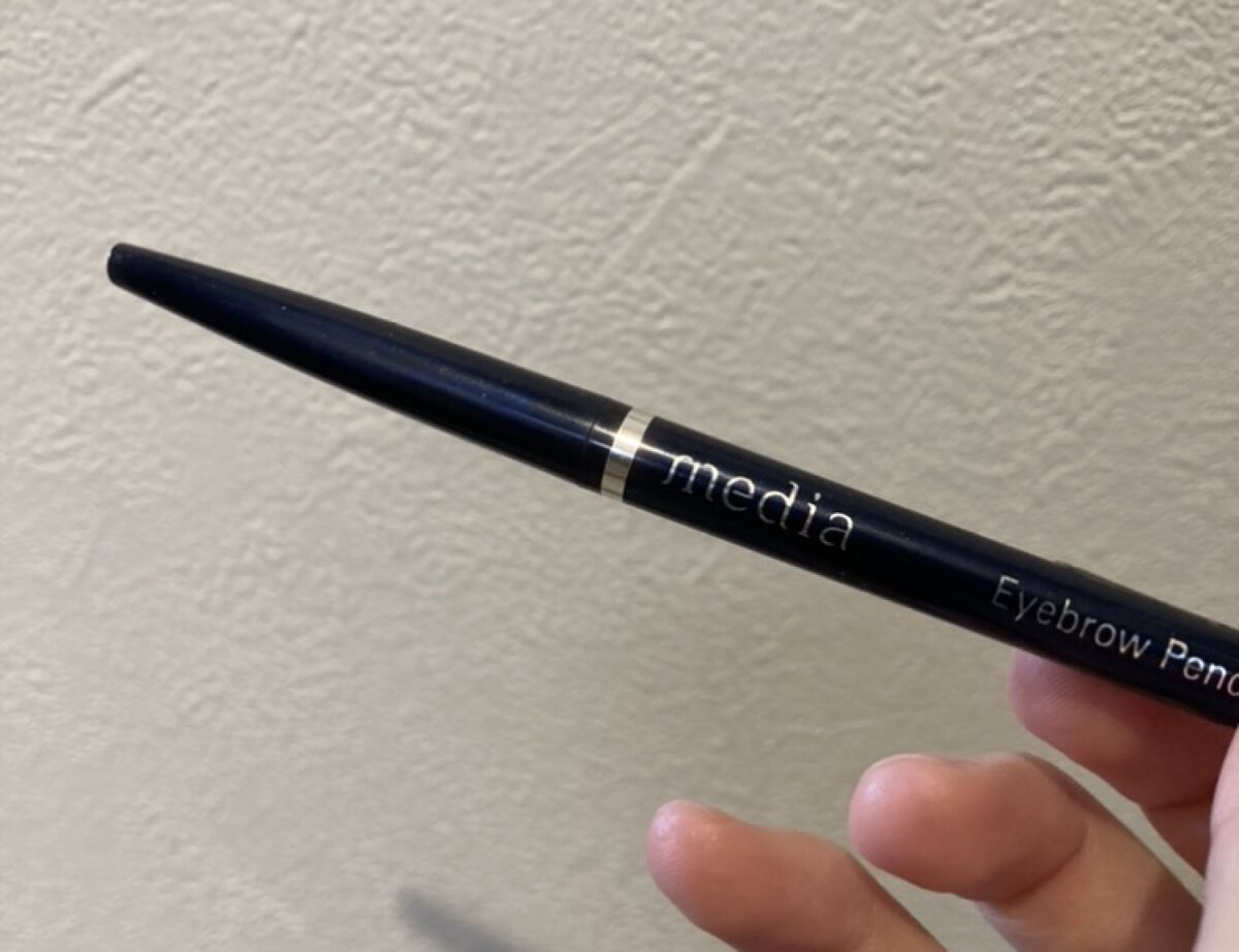 アイブロウペンシルAA(だ円) BR ナチュラルブラウン/media/アイブロウペンシルを使ったクチコミ（1枚目）