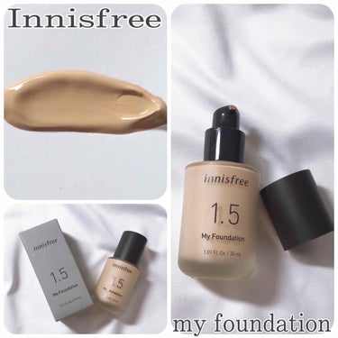 マイファンデーション/innisfree/リキッドファンデーションを使ったクチコミ（1枚目）