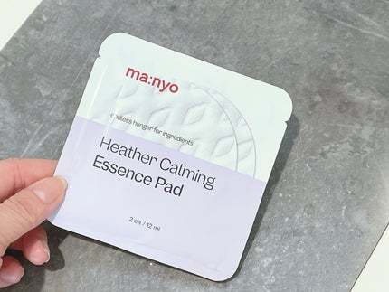 ヘザーカーミングエッセンスパッド/manyo/トナーパッドを使ったクチコミ(1枚目)