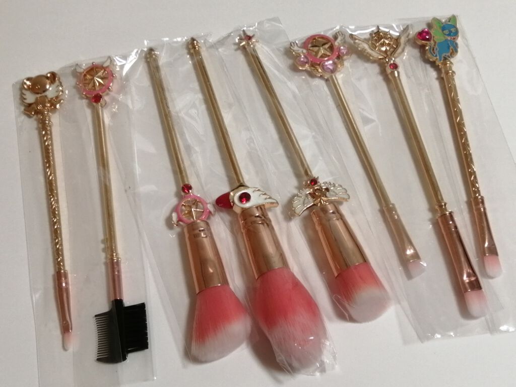 カードキャプターさくら風メイクブラシセット/SMoon/メイクブラシを使ったクチコミ（1枚目）
