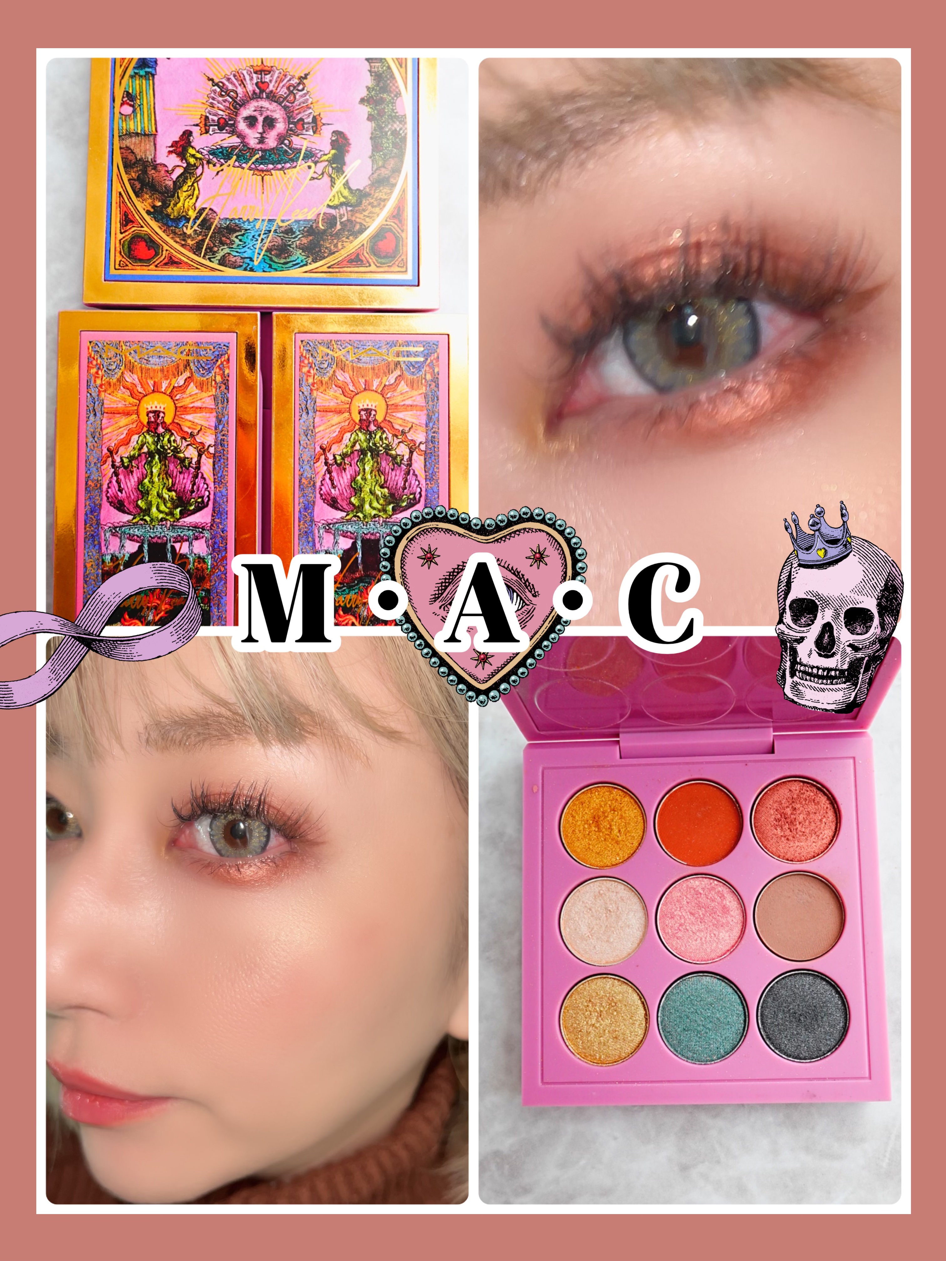 スモール アイシャドウ X 9: ファイティング フォー ザ ビューティー オブ フルイディティ/M・A・C/アイシャドウパレットを使ったクチコミ（1枚目）