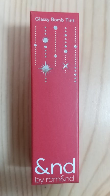 アンドバイロムアンド グラッシーボムティント/&nd by rom&nd/リップティントを使ったクチコミ(1枚目)