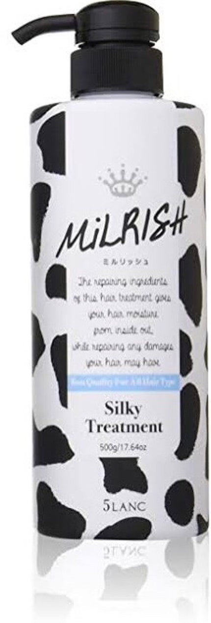 ミルリッシュ シルキーシャンプー/トリートメント/5LANC/市販シャンプーを使ったクチコミ(1枚目)