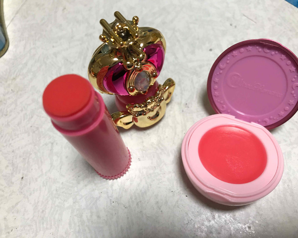 ミラクルロマンス スパイラルハートムーンロッドリップクリーム/クレアボーテ/リップクリームを使ったクチコミ（2枚目）