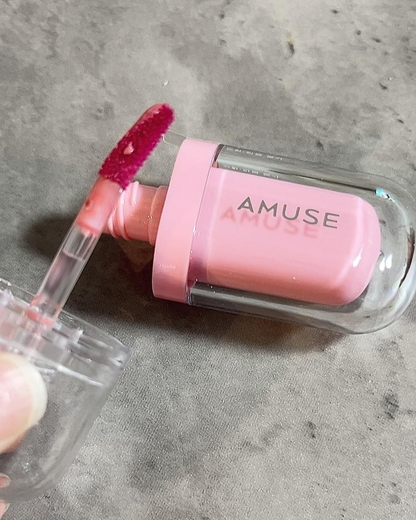 ひよこぱいせん🐥 on LIPS 「コロンと可愛い♡♡AMUSEのリップティント!AMUSEJEL..」(2枚目)