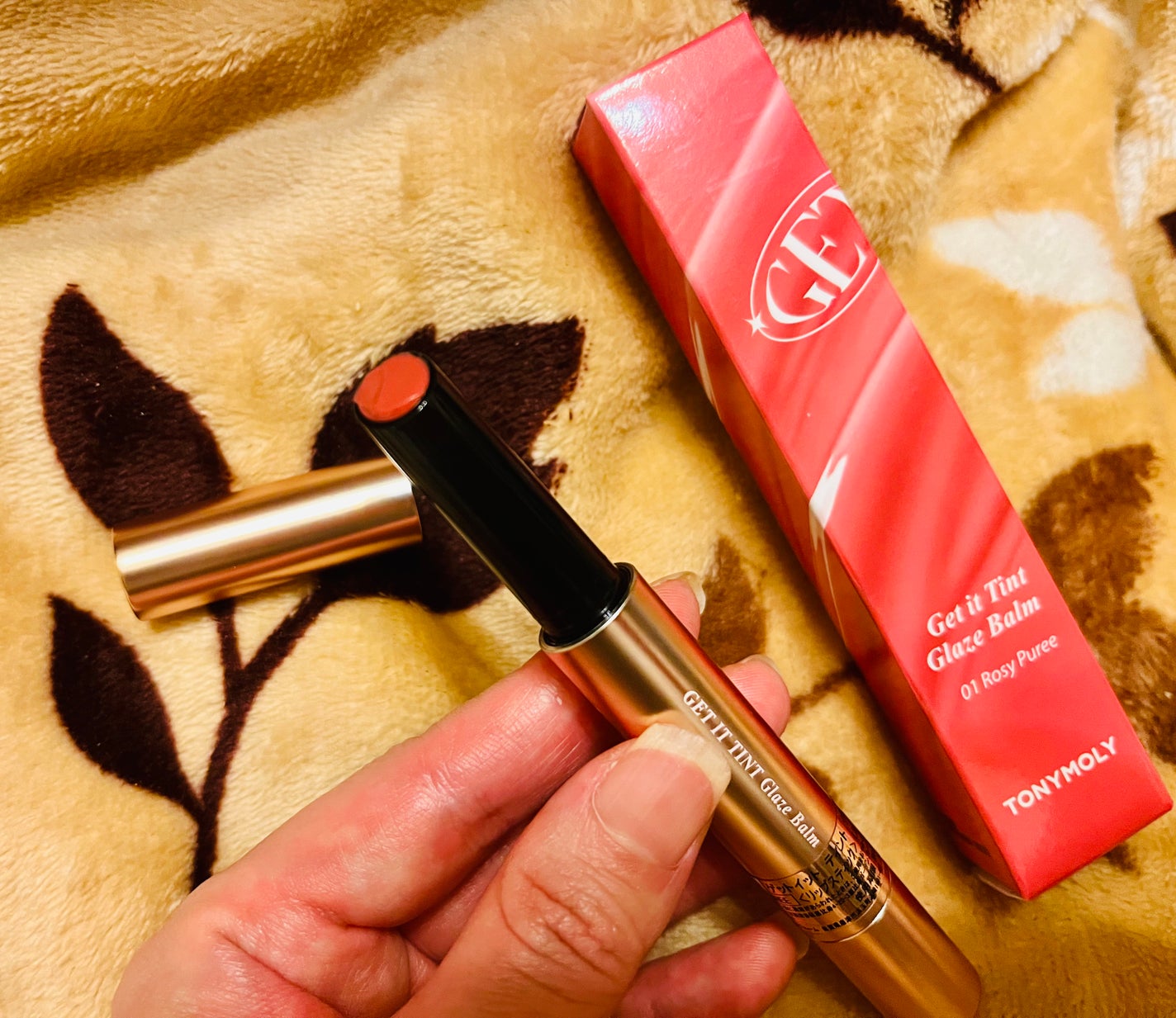 ゲットイットティントグレーズバーム/TONYMOLY/リップティントを使ったクチコミ(1枚目)