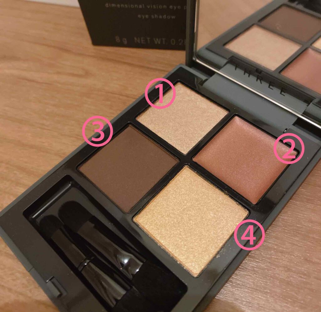 ディメンショナルビジョンアイパレット/THREE/アイシャドウパレットを使ったクチコミ(1枚目)
