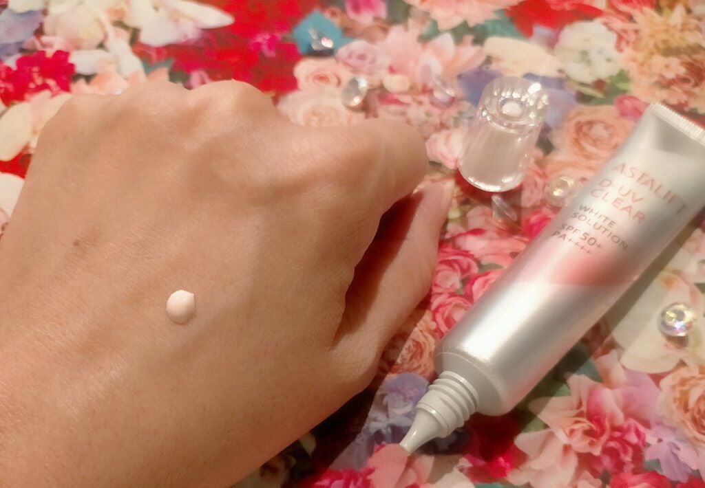 D-UVクリア ホワイトソリューション/アスタリフト/日焼け止めクリームを使ったクチコミ(3枚目)