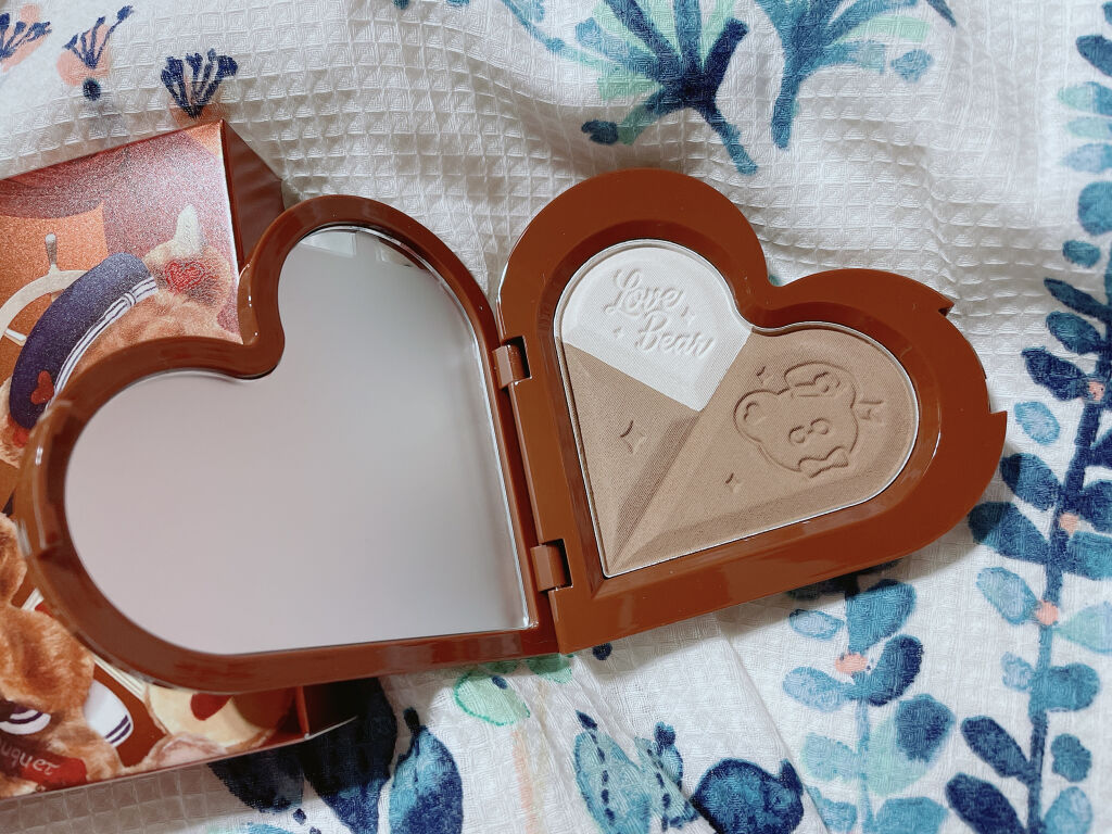 Flowerknows LoveBear ハイライト&シェーティングパレット/FlowerKnows/プレストパウダーを使ったクチコミ（2枚目）