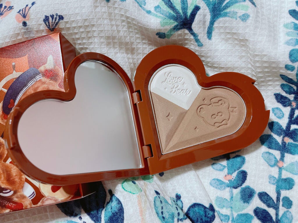 Flowerknows LoveBear ハイライト&シェーティングパレット/FlowerKnows/プレストパウダーを使ったクチコミ(2枚目)