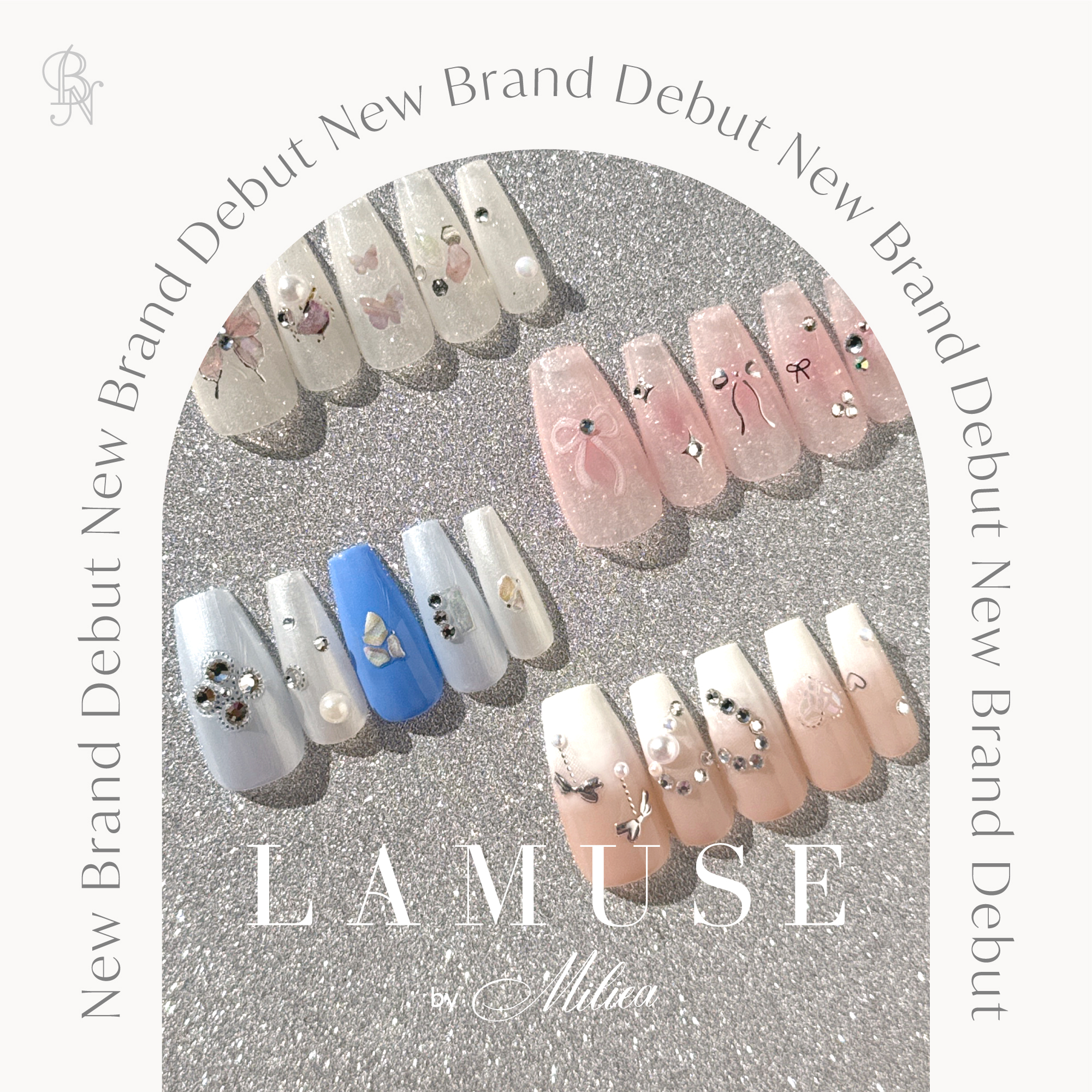 LAMUSE　ラミューズ　ネイルシール/ビー・エヌ/ネイルシールを使ったクチコミ（1枚目）