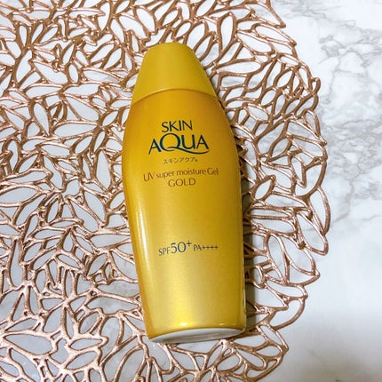 スーパーモイスチャージェルゴールド/スキンアクア/日焼け止めジェルを使ったクチコミ(1枚目)