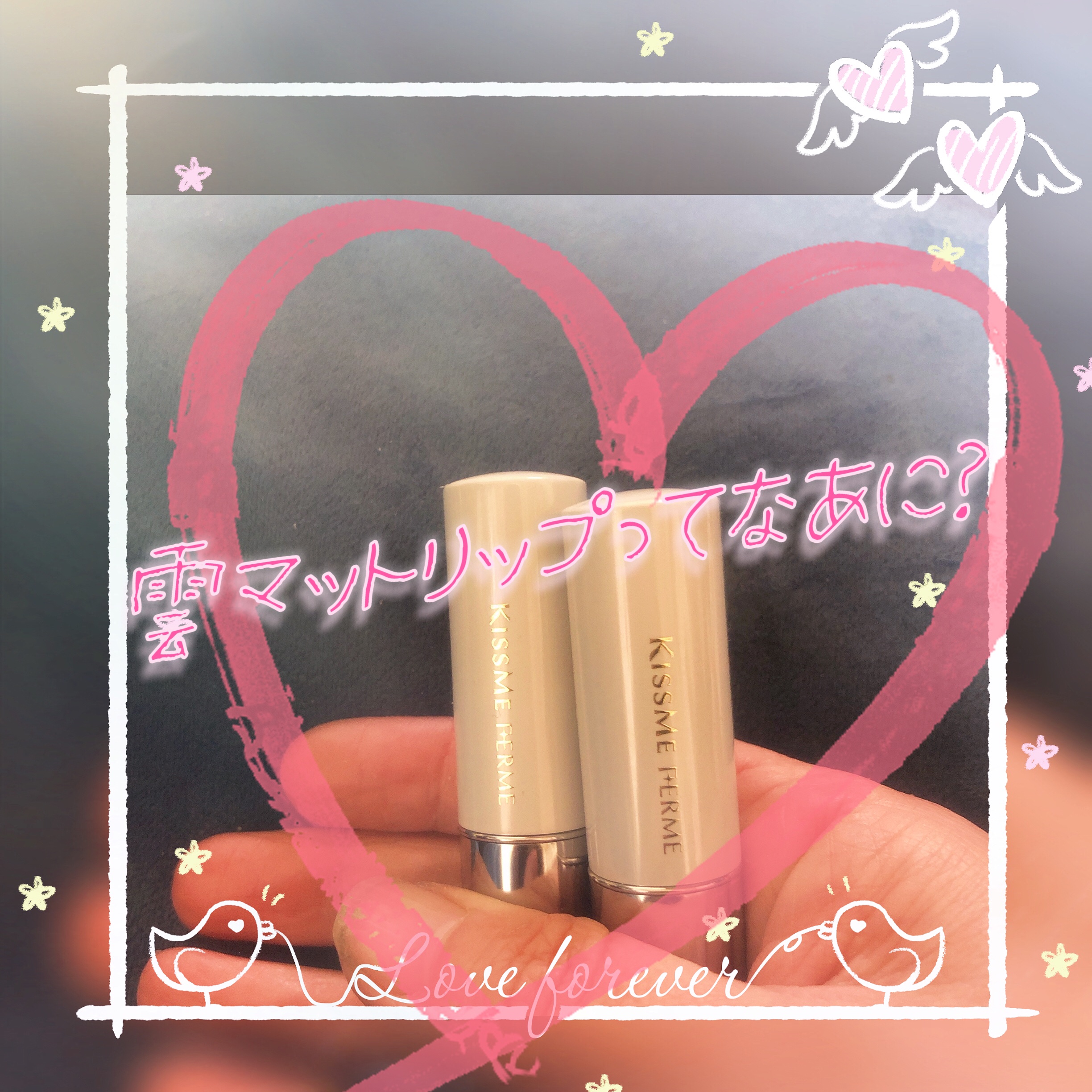 ソフトマットルージュ 01 ドライローズ/キスミー フェルム/口紅を使ったクチコミ（1枚目）