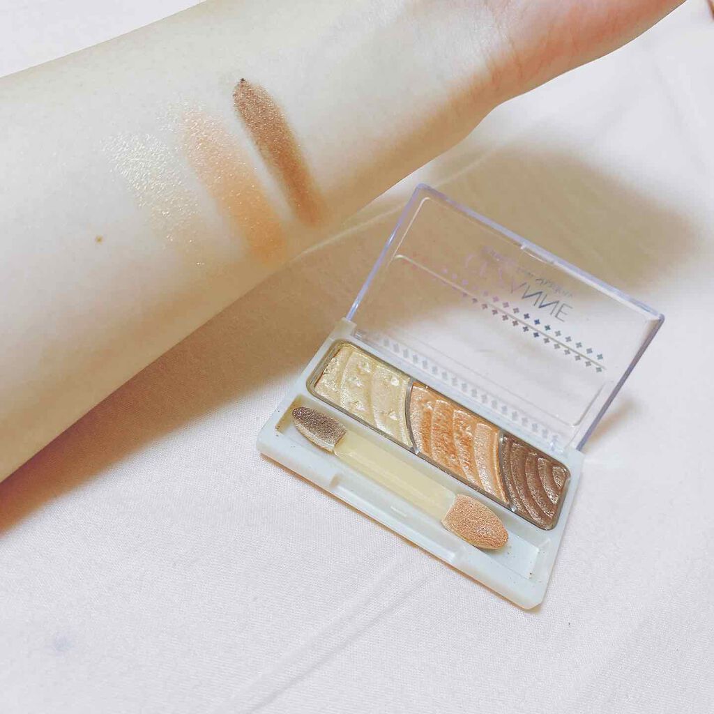 トーンアップアイシャドウ/CEZANNE/アイシャドウパレットを使ったクチコミ(2枚目)